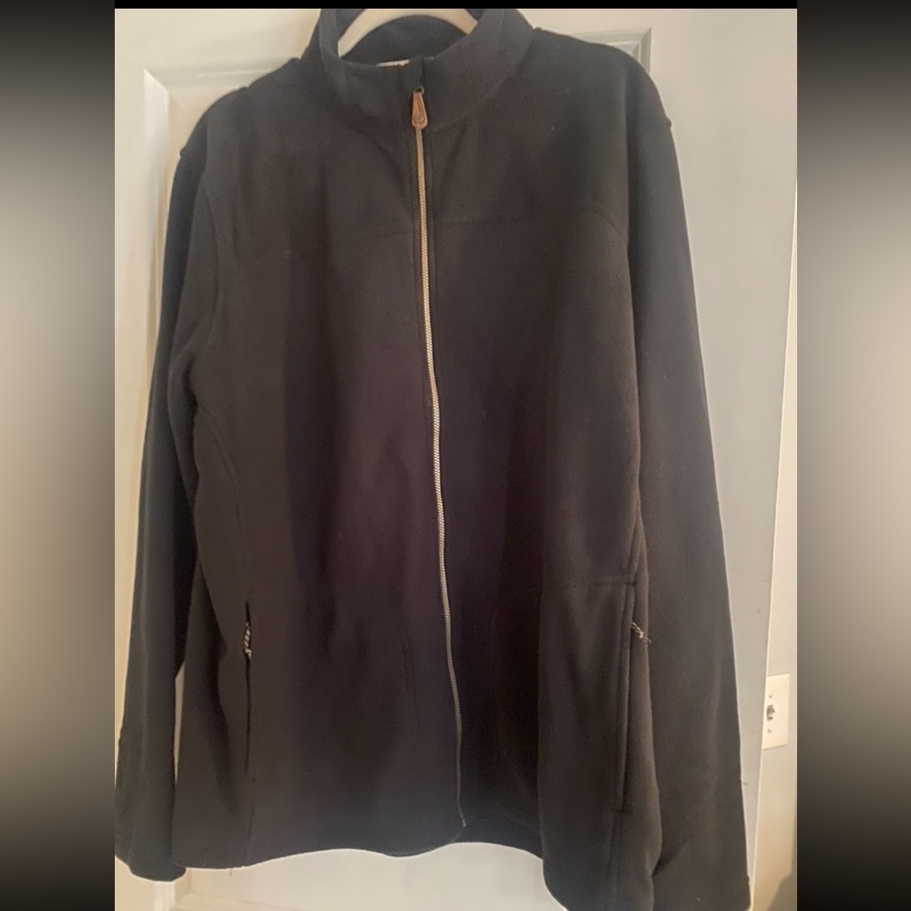 NWOT Sherpa Adventure Gear Black Womens Zip Up Fleece Sweatshirt/Jacket XL